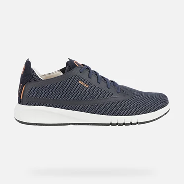 Geox Aerantis Sneakers Herre Mørkeblå | YJD-052463