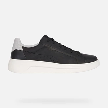Geox Maestrale Sneakers Herre Sort Lysegrå | FYW-130579