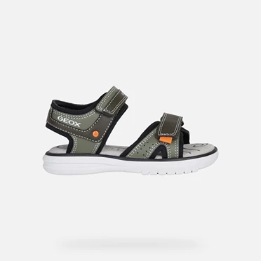 Geox Maratea Sandaler Drenge Orange | AIV-328590