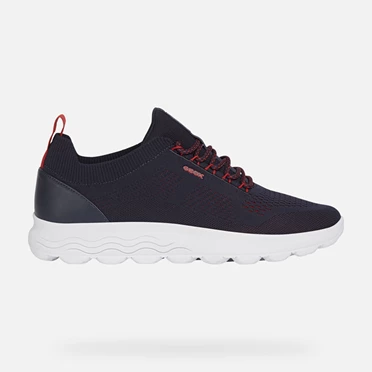 Geox Spherica Sneakers Herre Mørkeblå | ILK-542769
