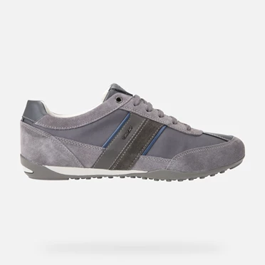 Geox Wells Sneakers Herre Mørkegrå | TMV-358724