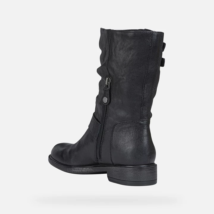 Geox Catria Ankelstøvler Dame Sort | BCA-240179