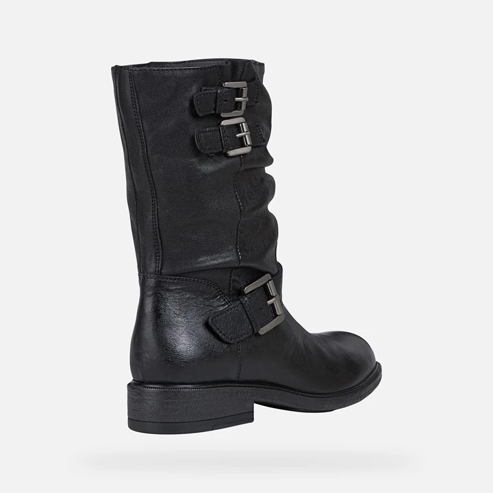 Geox Catria Ankelstøvler Dame Sort | BCA-240179