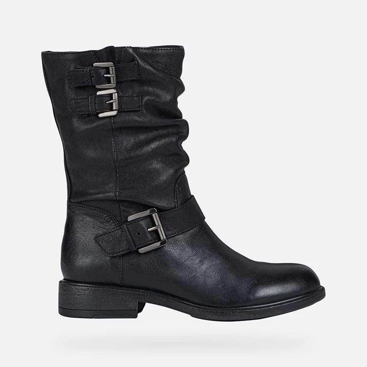 Geox Catria Ankelstøvler Dame Sort | BCA-240179