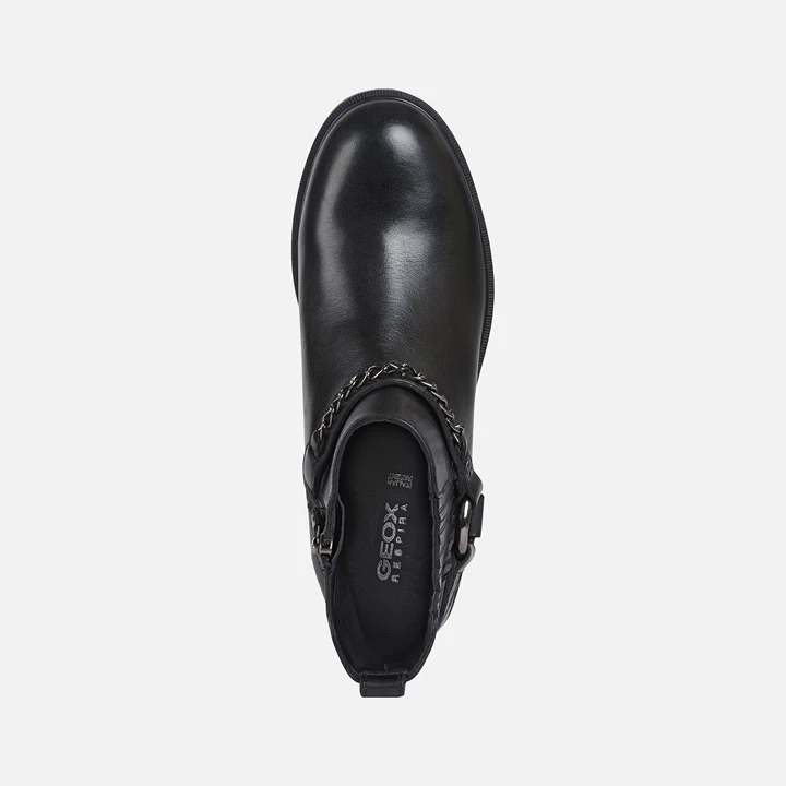 Geox Catria Ankelstøvler Dame Sort | XGP-560198
