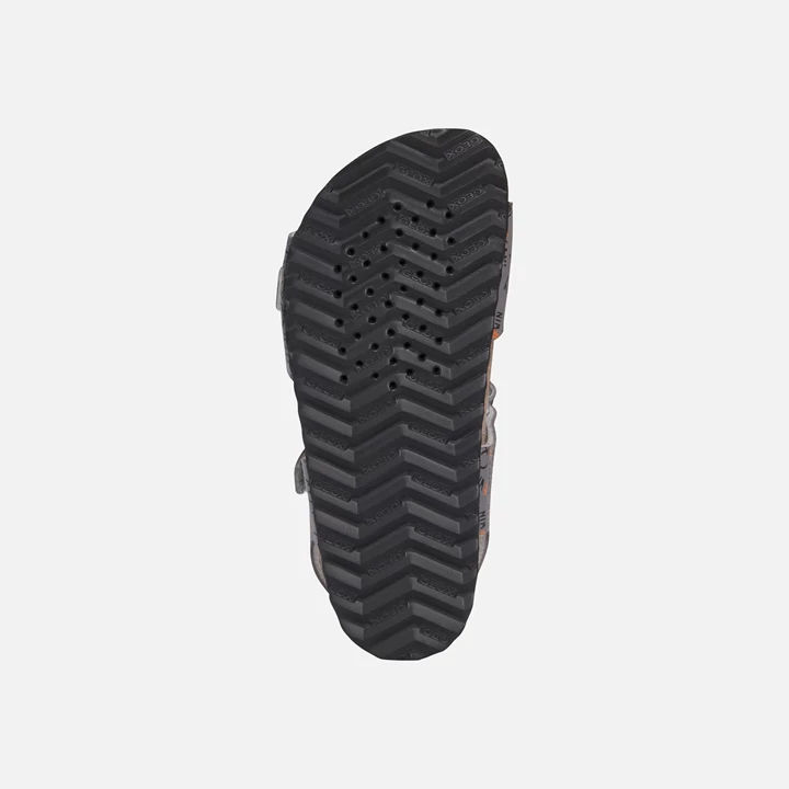 Geox Ghita Sandaler Drenge Grå Orange | QAE-178534