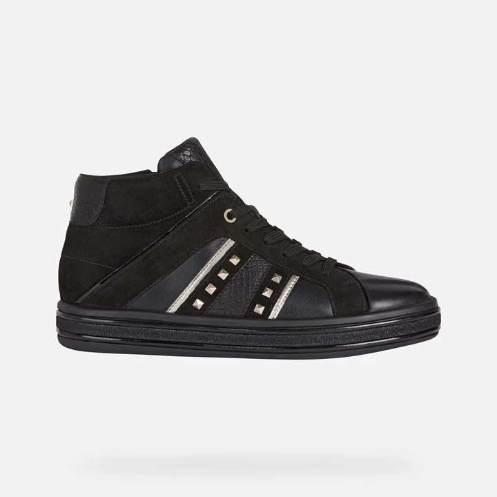 Geox Leelù Sneakers Dame Sort | GTU-217468