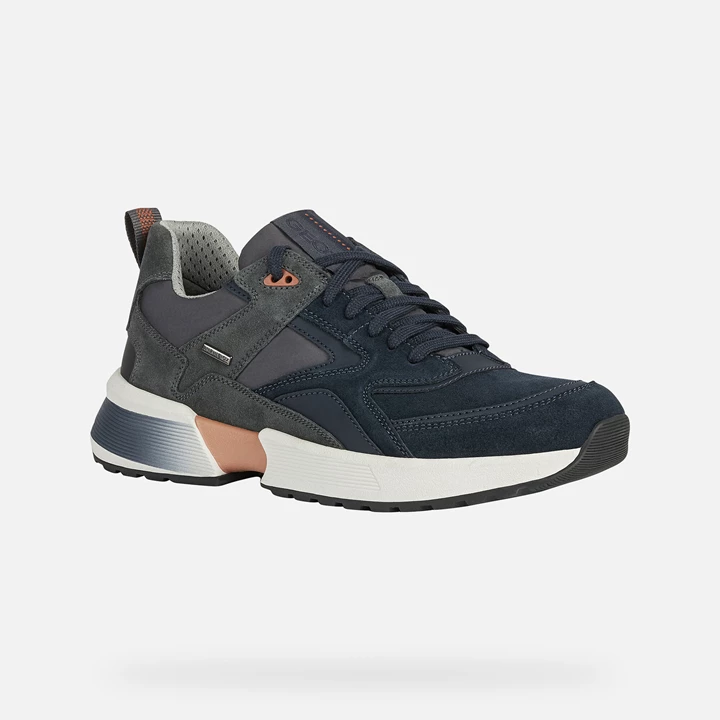 Geox Naviglio Abx Sneakers Herre Mørkegrå | TCB-549273