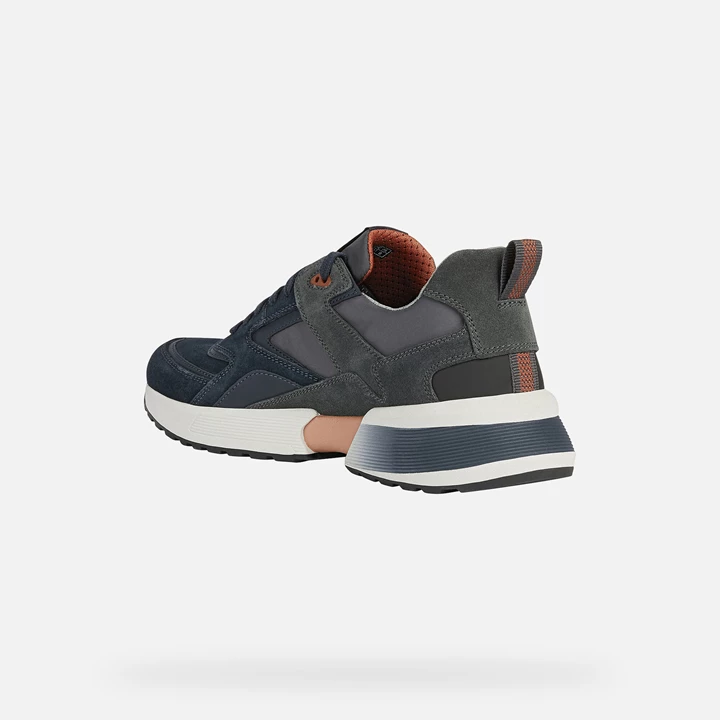 Geox Naviglio Abx Sneakers Herre Mørkegrå | TCB-549273