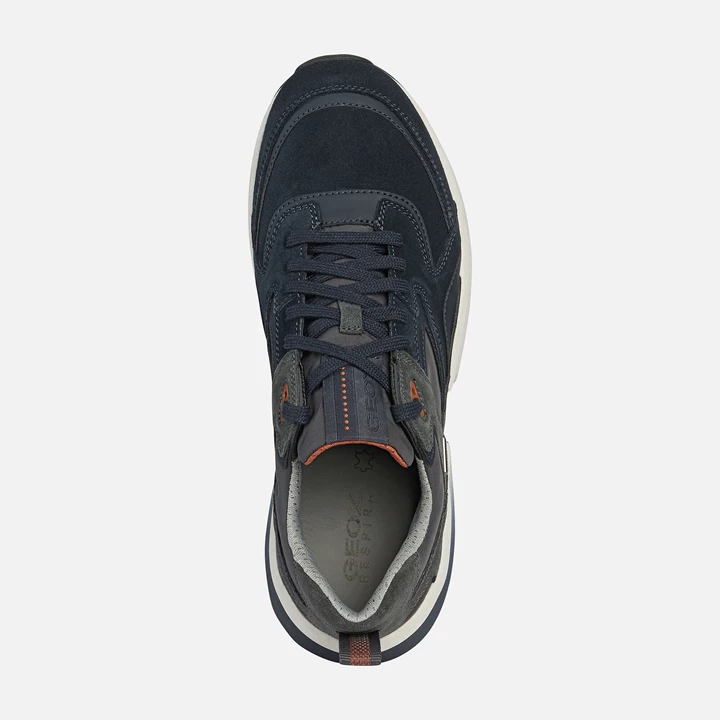 Geox Naviglio Abx Sneakers Herre Mørkegrå | TCB-549273