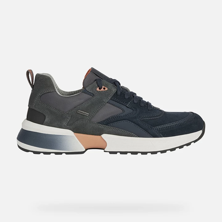 Geox Naviglio Abx Sneakers Herre Mørkegrå | TCB-549273