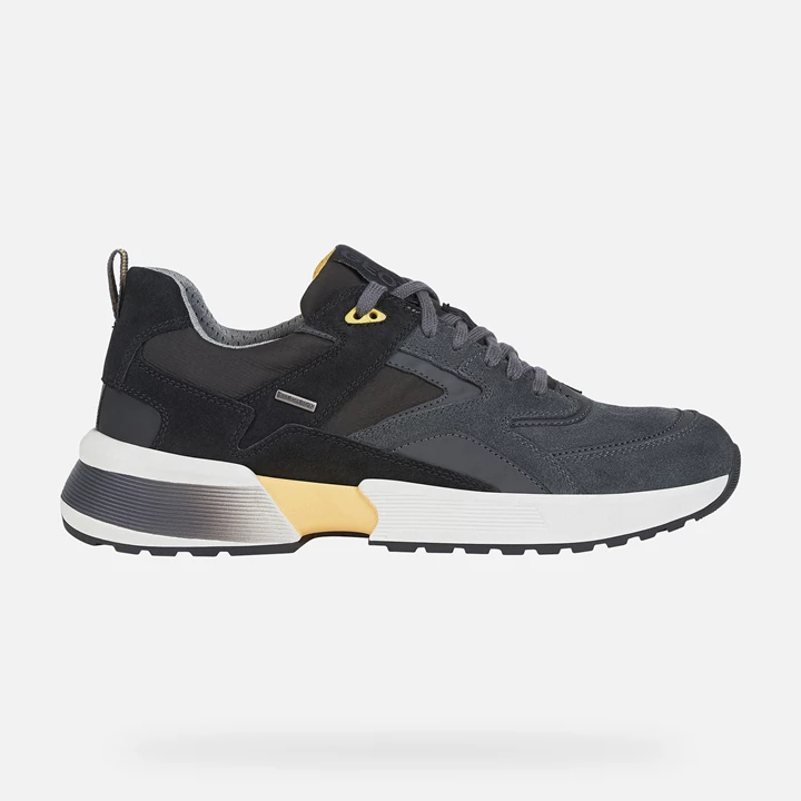 Geox Naviglio Abx Sneakers Herre Sort | CAD-584361