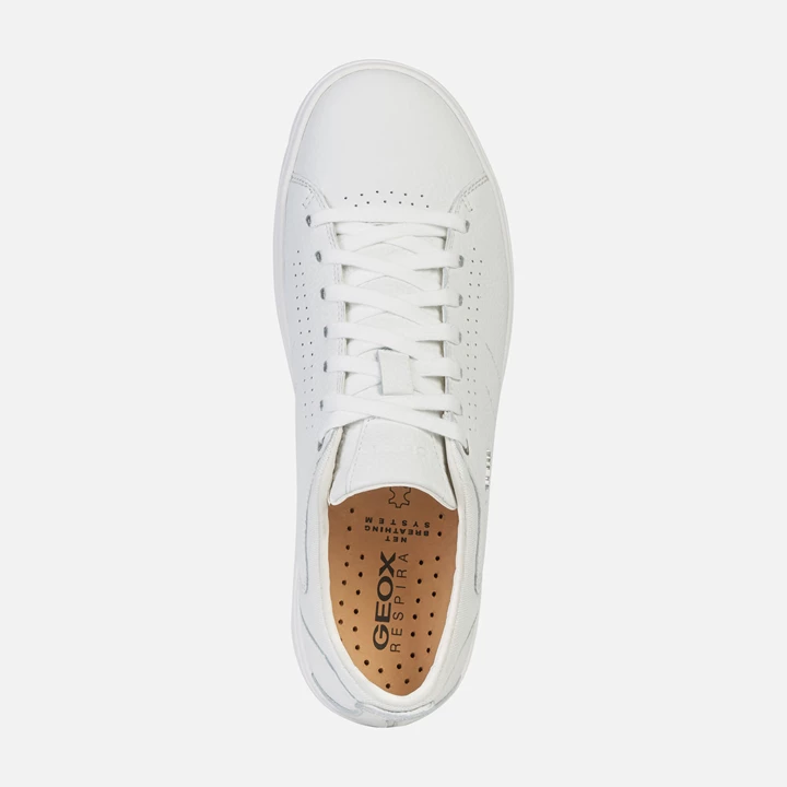 Geox Nebula Y Sneakers Herre Hvide | PXF-279163
