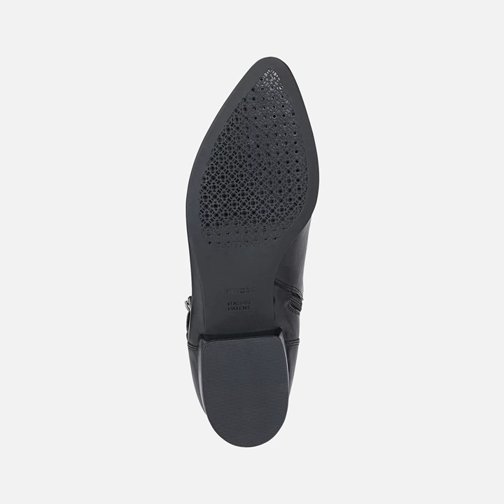 Geox Peython Ankelstøvler Dame Sort | QEI-239407