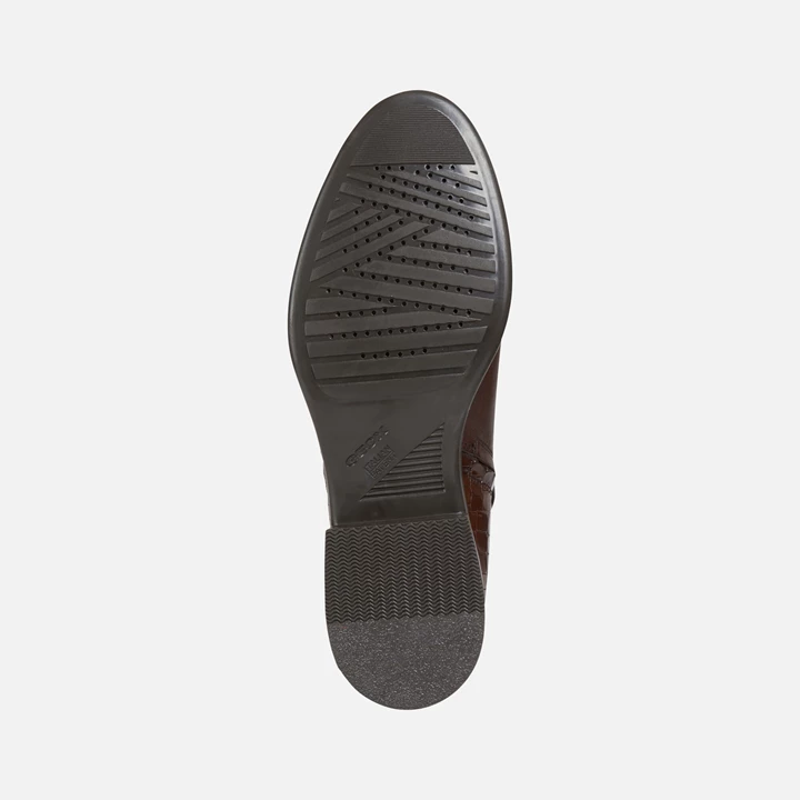 Geox Resia Ankelstøvler Dame Brune | KUQ-730169