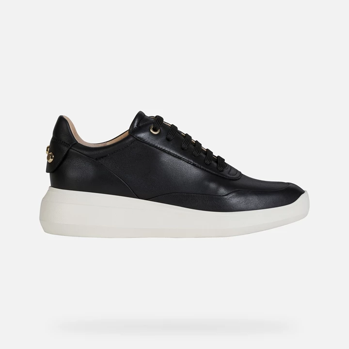 Geox Rubidia Sneakers Dame Sort | PFT-759124